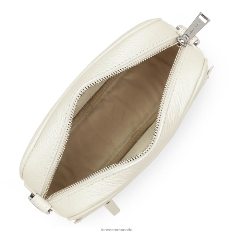 Women Crossbody Bag Firenze 4J6H1571 Bag Blanc Casse Lancaster Paris