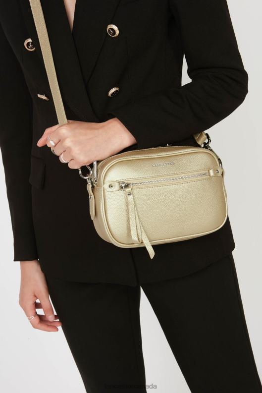 Women Crossbody Bag Firenze 4J6H1577 Bag Champagne Lancaster Paris