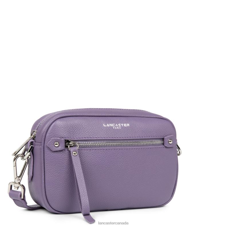 Women Crossbody Bag Firenze 4J6H1582 Bag Mauve Fonce Lancaster Paris