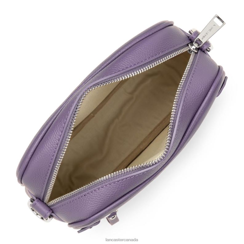 Women Crossbody Bag Firenze 4J6H1582 Bag Mauve Fonce Lancaster Paris