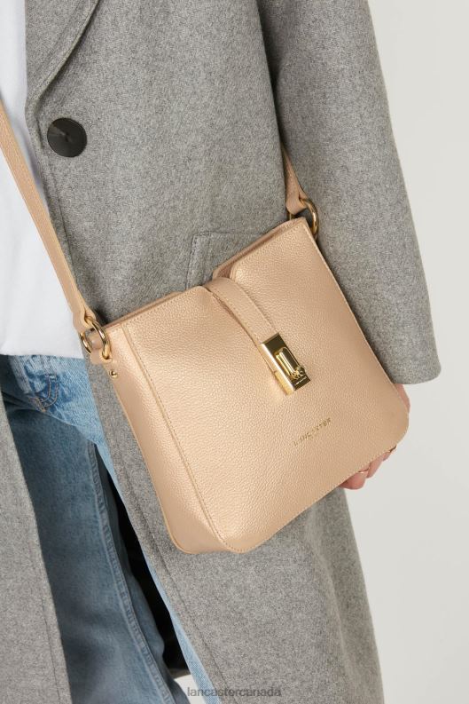 Women Crossbody Bag Foulonne Milano 4J6H348 Bag Beige Fonce Lancaster Paris
