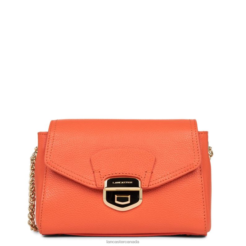 Women Crossbody Bag Foulonne Milano Fashion 4J6H1369 Bag Orange Lancaster Paris