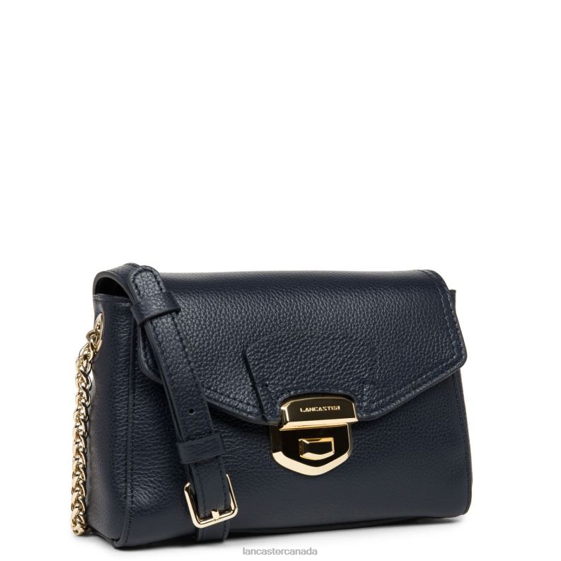 Women Crossbody Bag Foulonne Milano Fashion 4J6H1378 Bag Bleu Fonce Lancaster Paris