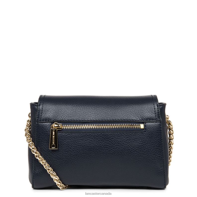 Women Crossbody Bag Foulonne Milano Fashion 4J6H1378 Bag Bleu Fonce Lancaster Paris