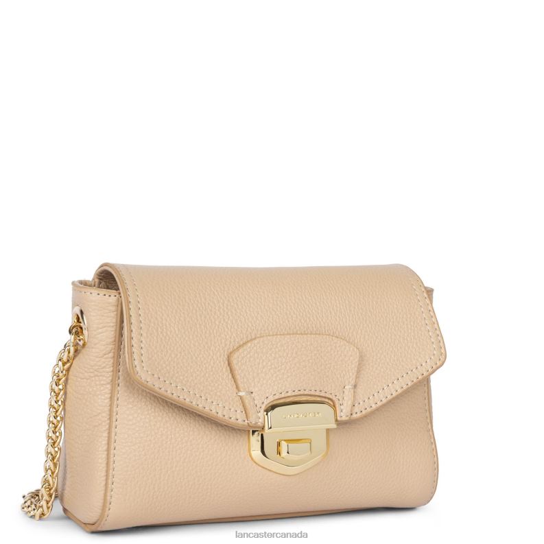 Women Crossbody Bag Foulonne Milano Fashion 4J6H1379 Bag Beige Fonce Lancaster Paris