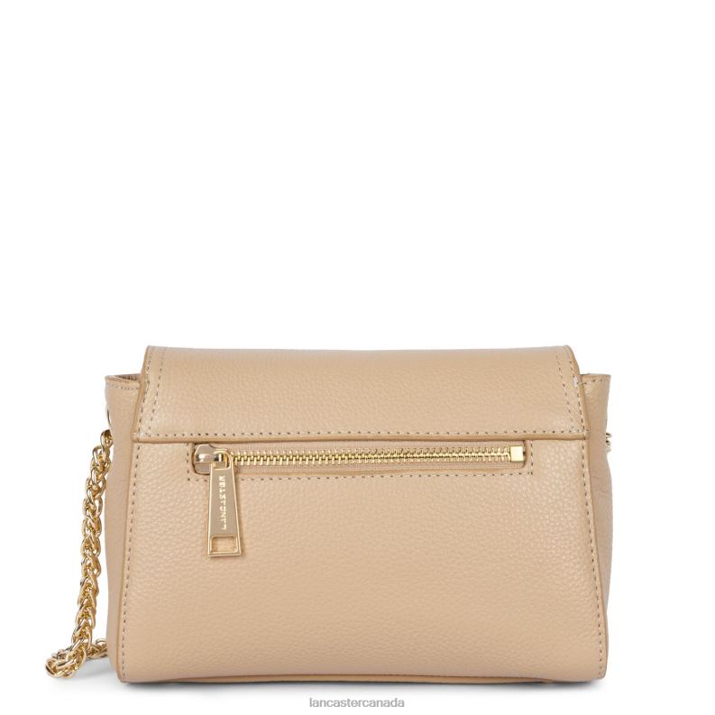 Women Crossbody Bag Foulonne Milano Fashion 4J6H1379 Bag Beige Fonce Lancaster Paris