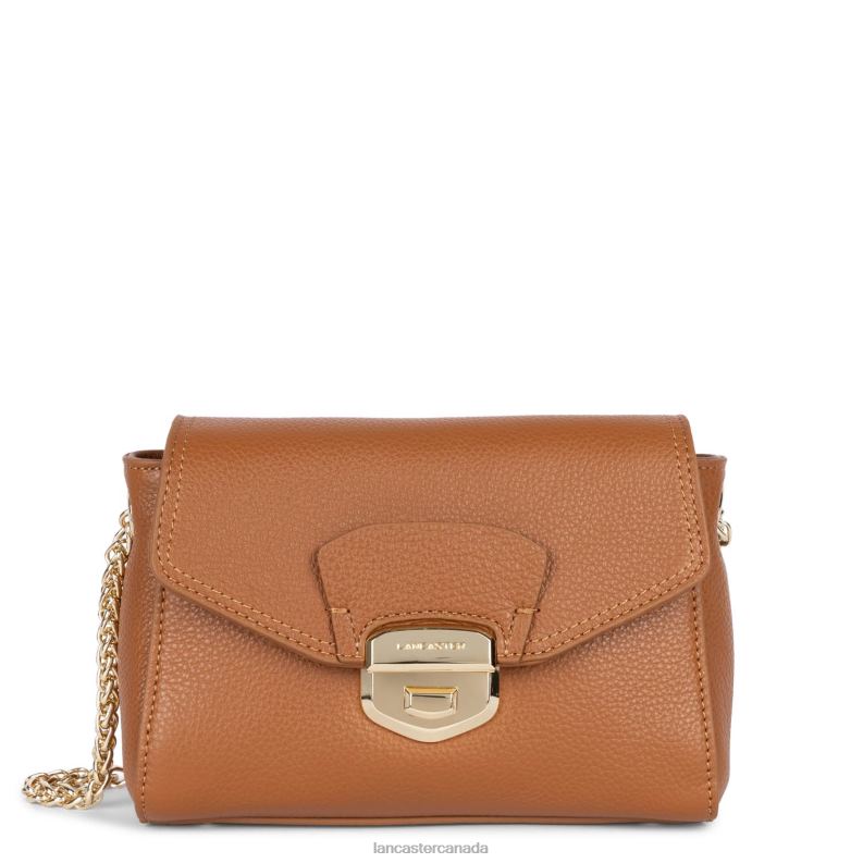Women Crossbody Bag Foulonne Milano Fashion 4J6H1380 Bag Caramel Lancaster Paris
