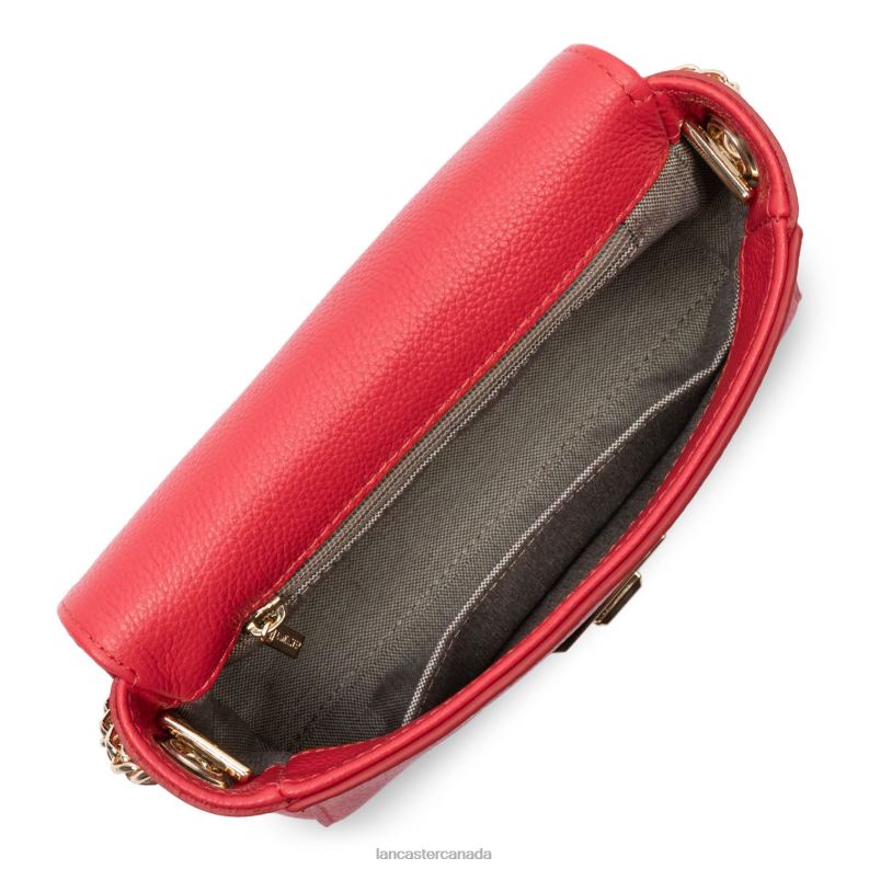Women Crossbody Bag Foulonne Milano Fashion 4J6H1381 Bag Corail Lancaster Paris