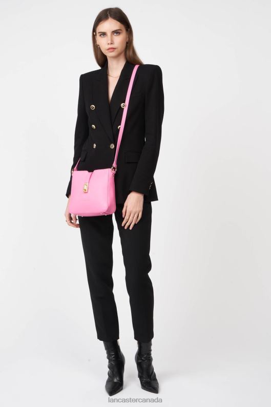 Women Crossbody Bag Foulonne Milano Lightweight 4J6H318 Bag Rose Lancaster Paris