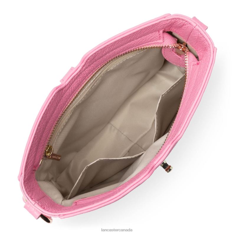 Women Crossbody Bag Foulonne Milano Lightweight 4J6H318 Bag Rose Lancaster Paris