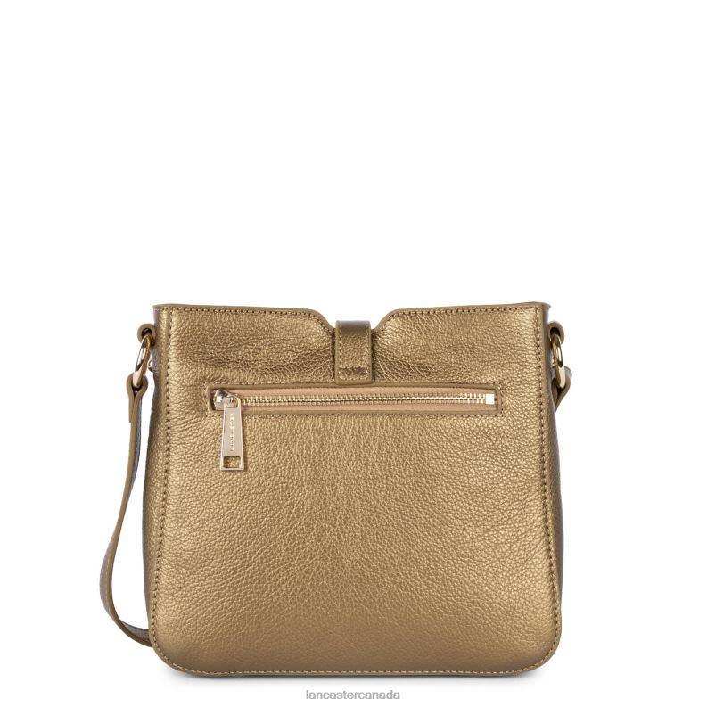 Women Crossbody Bag Foulonne Milano Lightweight 4J6H324 Bag Gold Antic Lancaster Paris