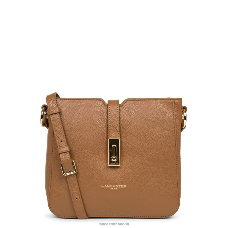 Women Crossbody Bag Foulonne Milano Lightweight 4J6H325 Bag Camel Lancaster Paris