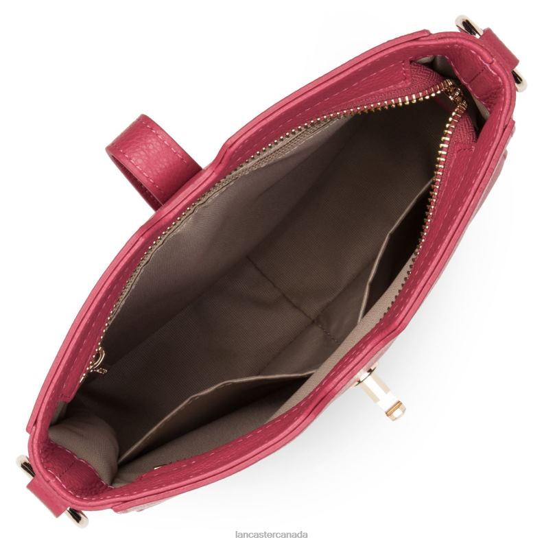 Women Crossbody Bag Foulonne Milano Lightweight 4J6H328 Bag Fuxia Lancaster Paris