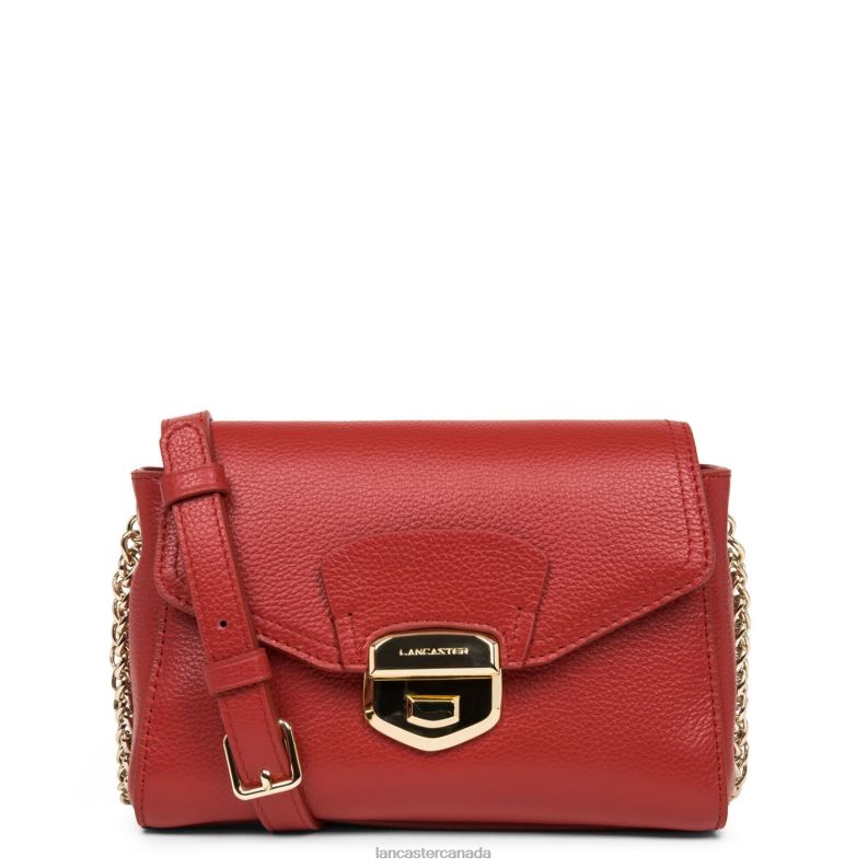 Women Crossbody Bag Foulonne Milano New 4J6H1351 Bag Rouge Lancaster Paris