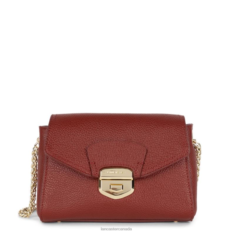 Women Crossbody Bag Foulonne Milano New 4J6H1352 Bag Carmin Lancaster Paris