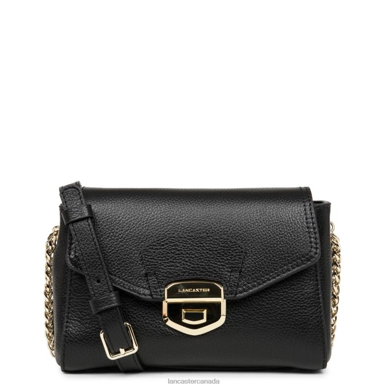 Women Crossbody Bag Foulonne Milano New 4J6H1354 Bag Noir Lancaster Paris