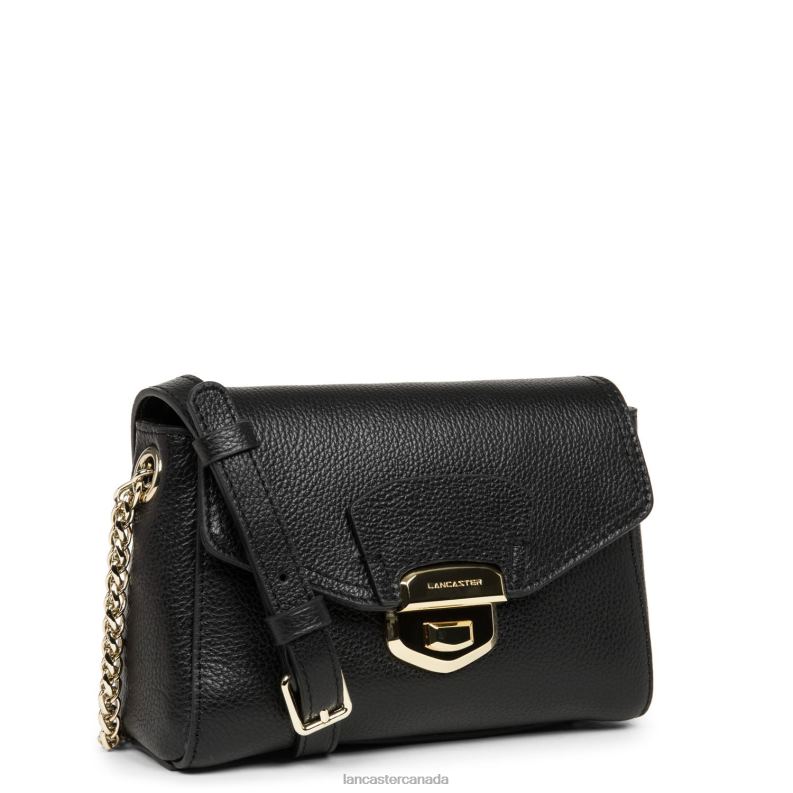 Women Crossbody Bag Foulonne Milano New 4J6H1354 Bag Noir Lancaster Paris