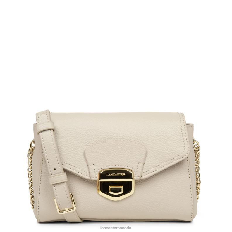 Women Crossbody Bag Foulonne Milano New 4J6H1358 Bag Calcaire Lancaster Paris