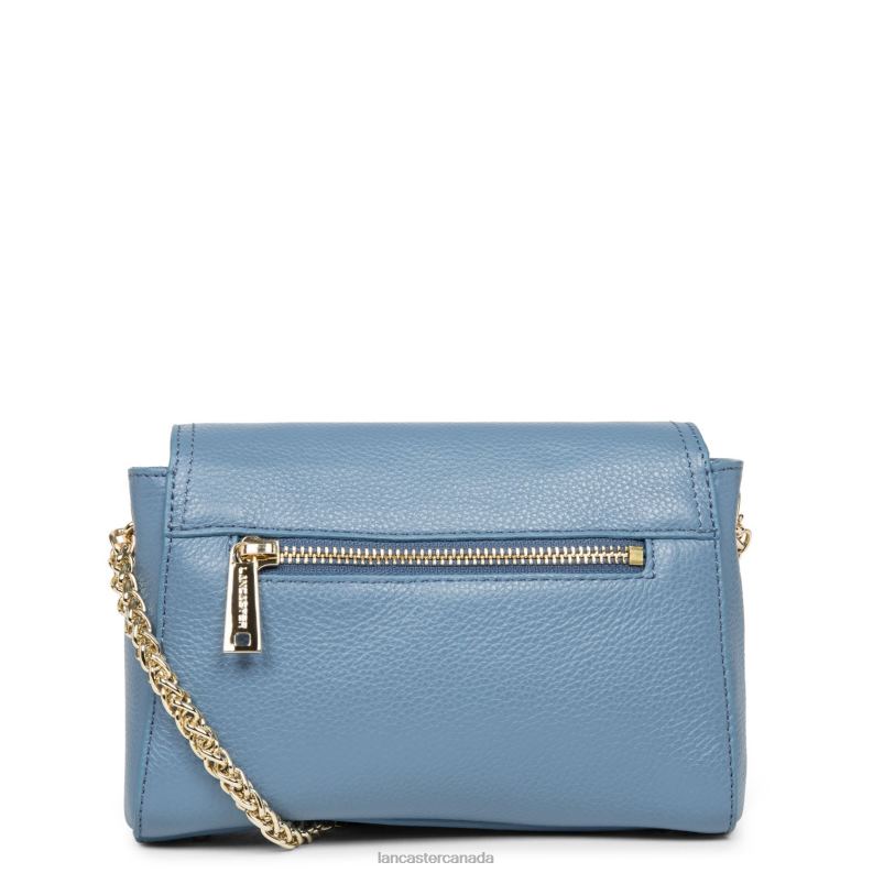 Women Crossbody Bag Foulonne Milano New 4J6H1362 Bag Bleu Stone Lancaster Paris