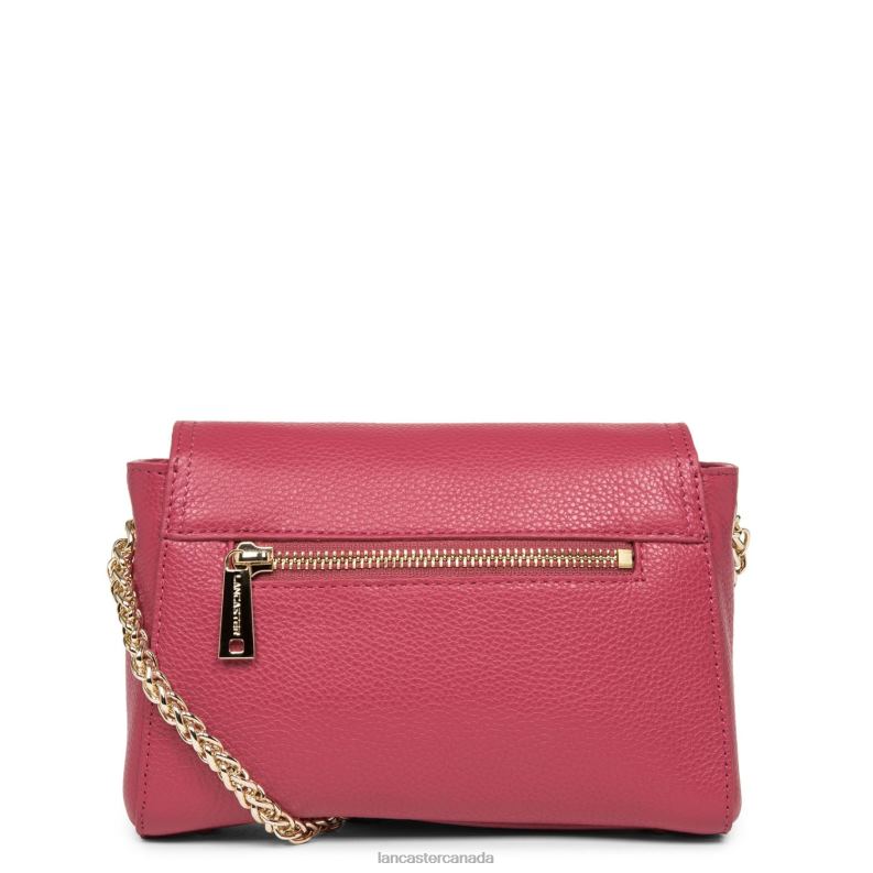 Women Crossbody Bag Foulonne Milano New 4J6H1363 Bag Fuxia Lancaster Paris
