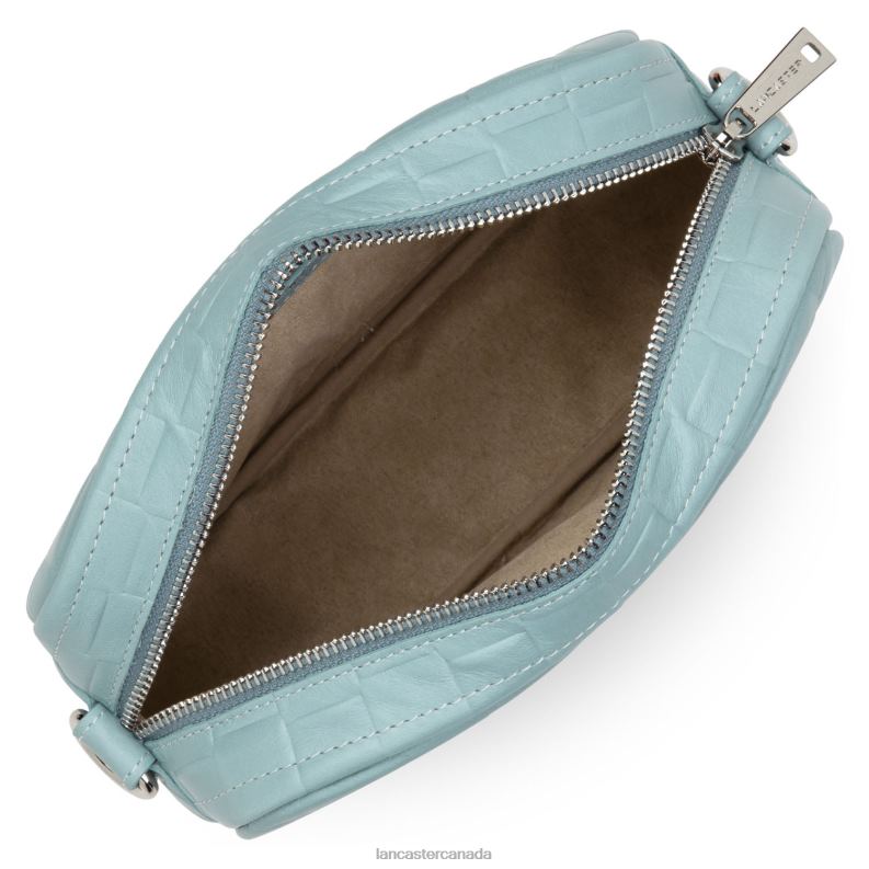 Women Crossbody Bag Gaufre 4J6H2236 Bag Bleu Ciel Lancaster Paris