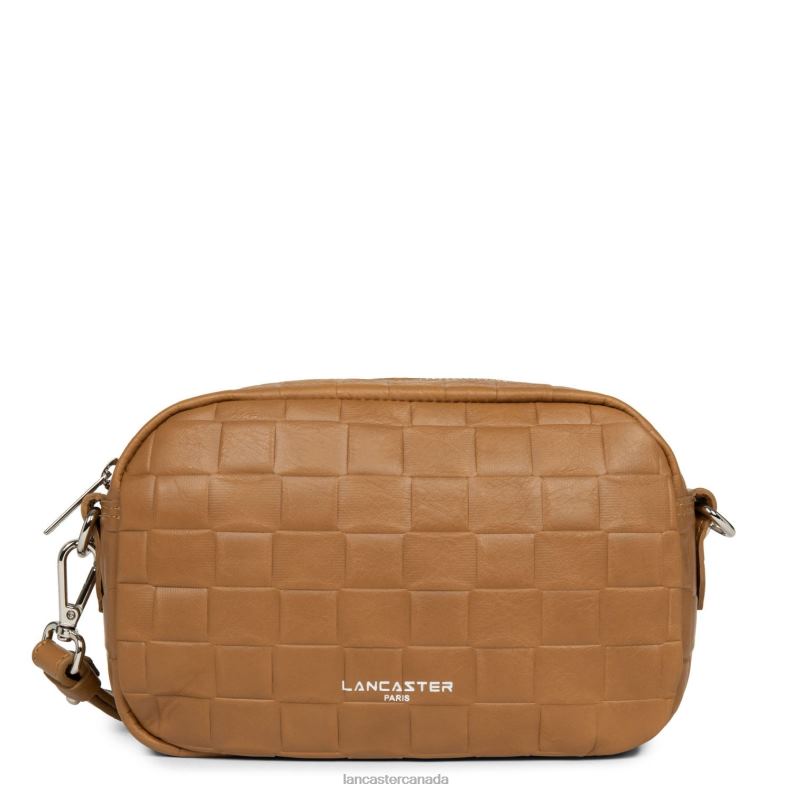 Women Crossbody Bag Gaufre 4J6H2237 Bag Camel Lancaster Paris