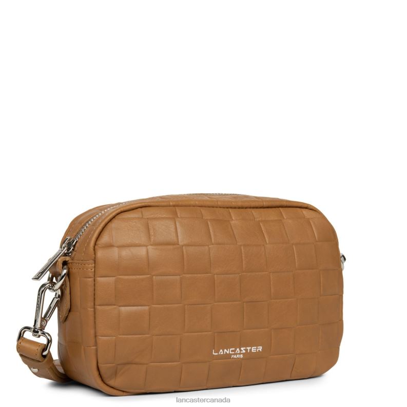 Women Crossbody Bag Gaufre 4J6H2237 Bag Camel Lancaster Paris