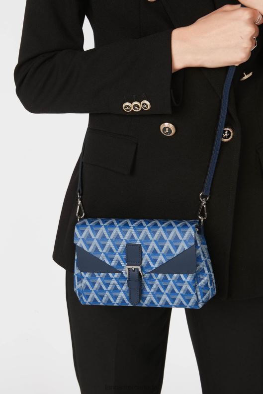 Women Crossbody Bag Ikon 4J6H2057 Bag Bleu Electrique Lancaster Paris