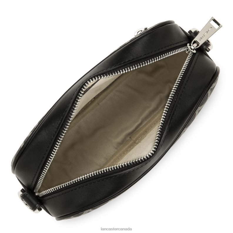 Women Crossbody Bag Ikon It 4J6H1296 Bag Noir Lancaster Paris