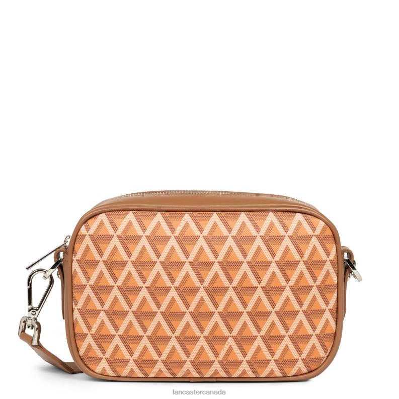 Women Crossbody Bag Ikon It 4J6H1297 Bag Orange Lancaster Paris