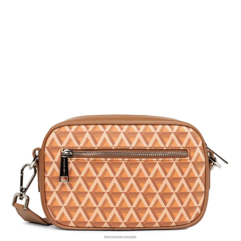 Women Crossbody Bag Ikon It 4J6H1297 Bag Orange Lancaster Paris