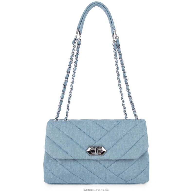 Women Crossbody Bag Jeans Matelasse 4J6H1968 Bag Bleu Lancaster Paris