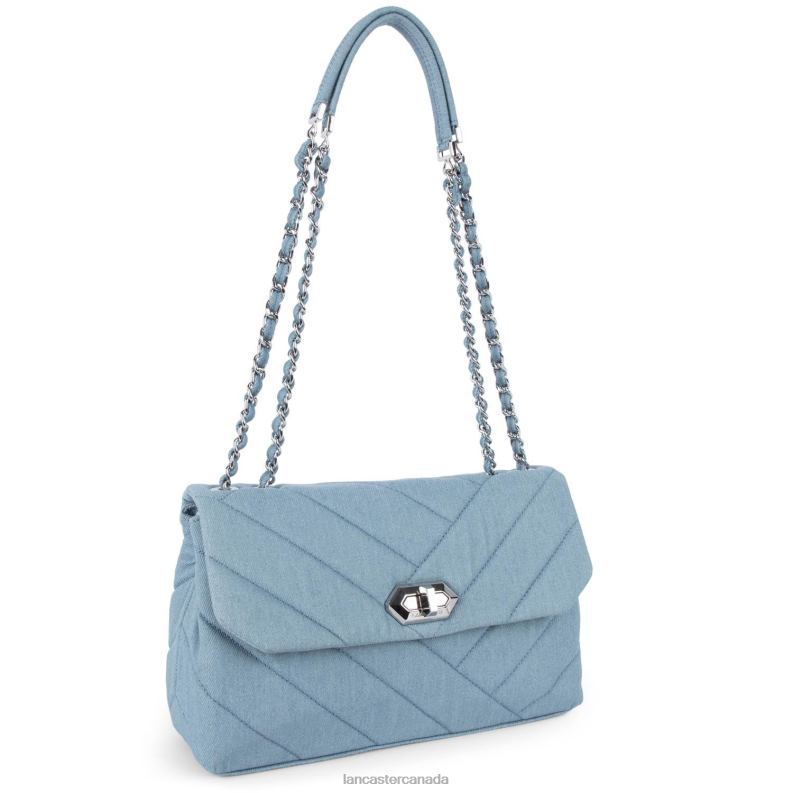 Women Crossbody Bag Jeans Matelasse 4J6H1968 Bag Bleu Lancaster Paris