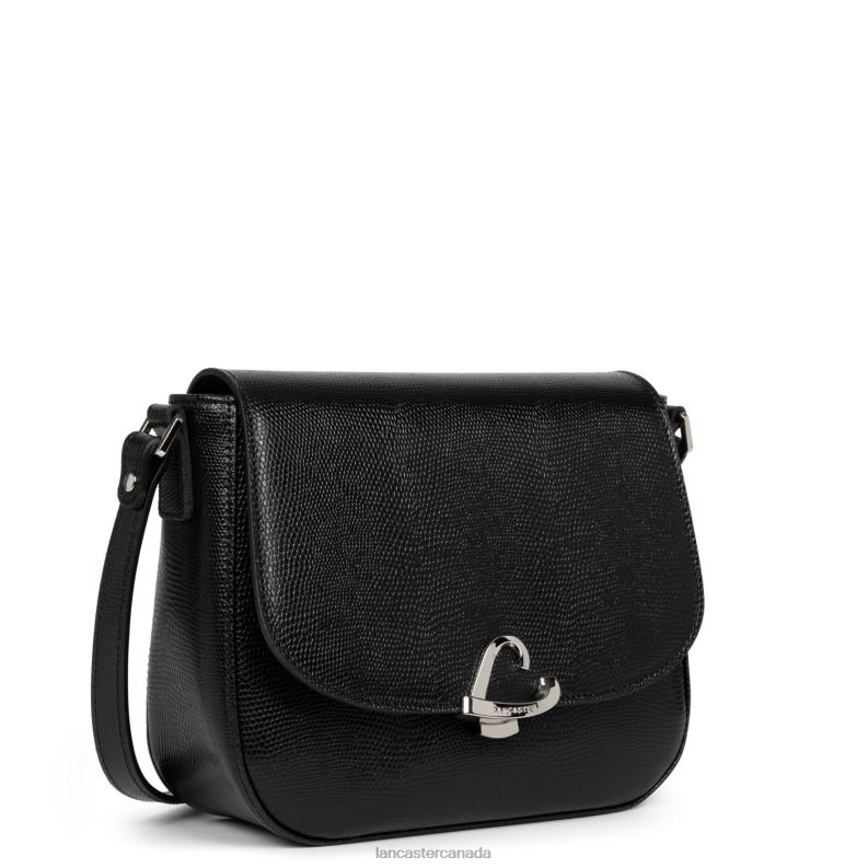 Women Crossbody Bag Lucertola New 4J6H2158 Bag Noir Lancaster Paris