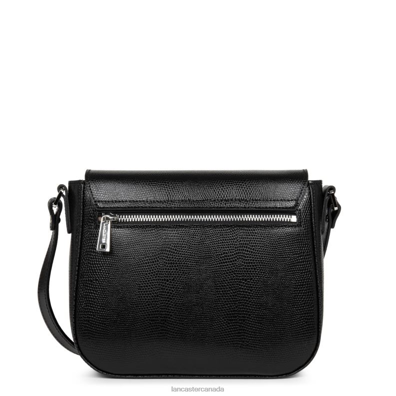 Women Crossbody Bag Lucertola New 4J6H2158 Bag Noir Lancaster Paris