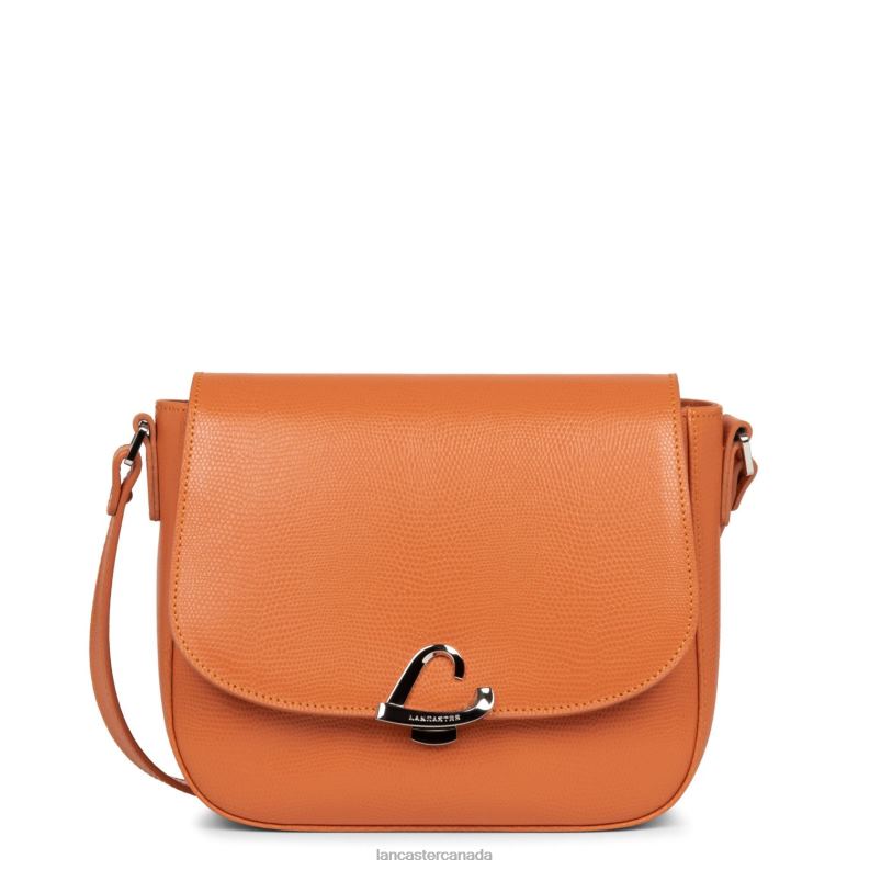 Women Crossbody Bag Lucertola New 4J6H2159 Bag Orange Lancaster Paris