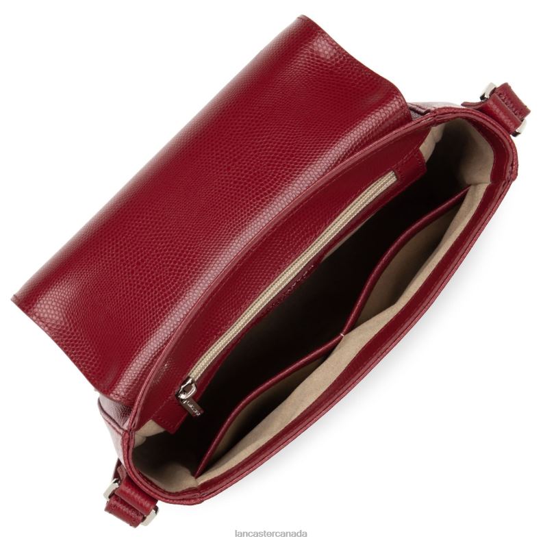 Women Crossbody Bag Lucertola New 4J6H2161 Bag Carmin Lancaster Paris