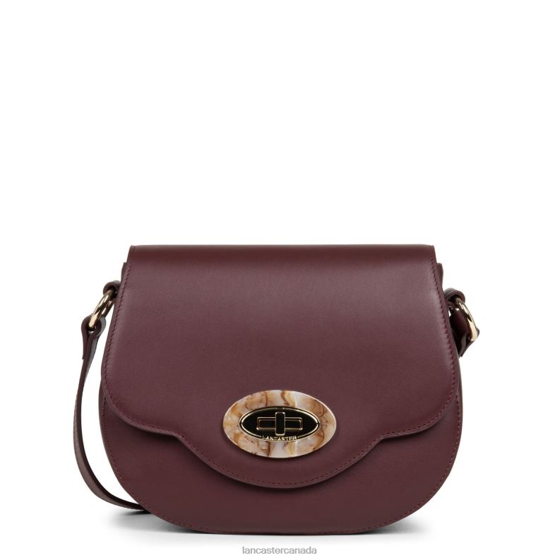 Women Crossbody Bag Marble Touch 4J6H2061 Bag Bordeaux Lancaster Paris
