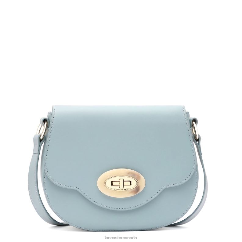 Women Crossbody Bag Marble Touch 4J6H2068 Bag Bleu Cendre Lancaster Paris