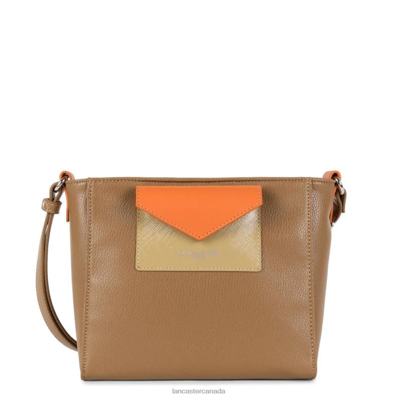 Women Crossbody Bag Maya 4J6H1879 Bag Camel-Naturel-Orange Lancaster Paris