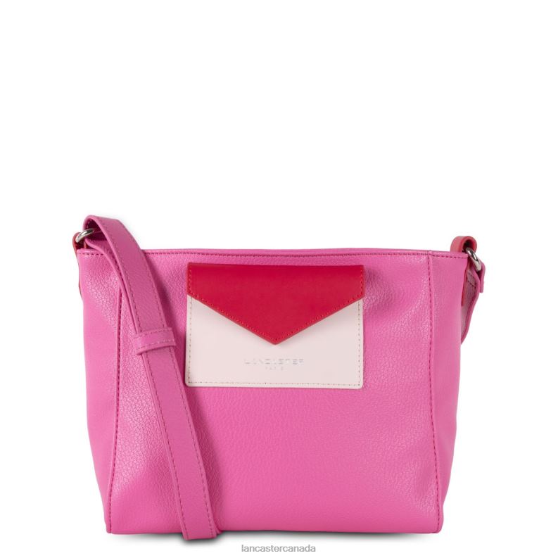 Women Crossbody Bag Maya 4J6H1880 Bag Pivoine-Rose-Fuxia Lancaster Paris