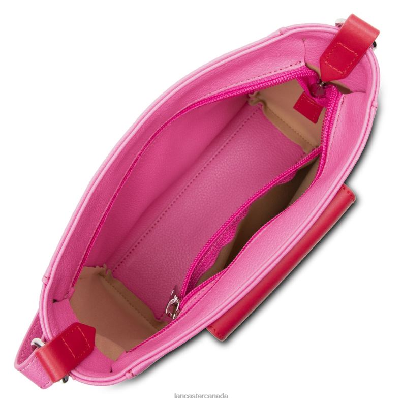 Women Crossbody Bag Maya 4J6H1880 Bag Pivoine-Rose-Fuxia Lancaster Paris
