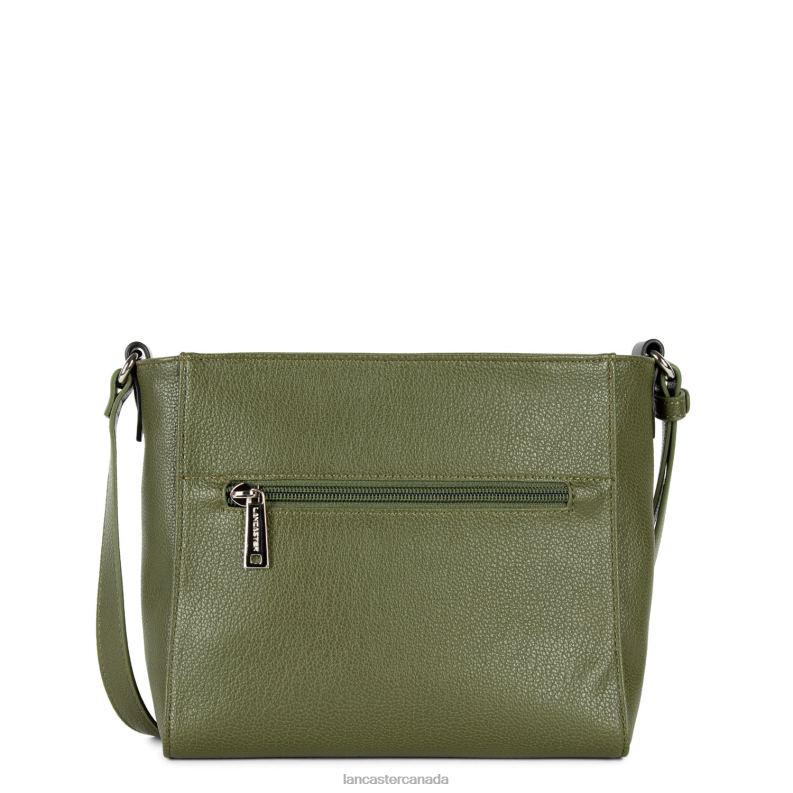 Women Crossbody Bag Maya 4J6H1887 Bag Vert Militaire-Fusil-Noir Lancaster Paris