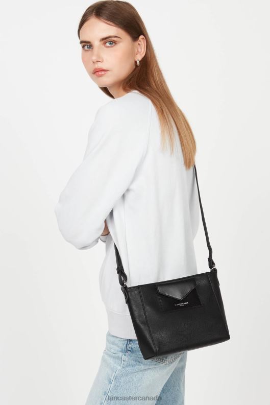 Women Crossbody Bag Maya Fashion 4J6H1890 Bag Noir Lancaster Paris