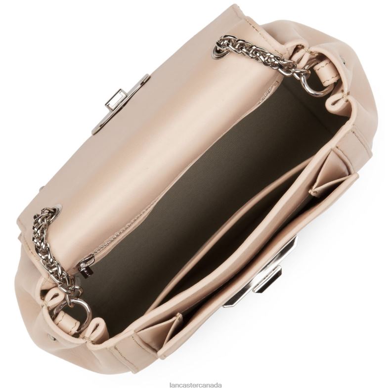 Women Crossbody Bag Parisienne Sophia 4J6H2339 Bag Nude Lancaster Paris