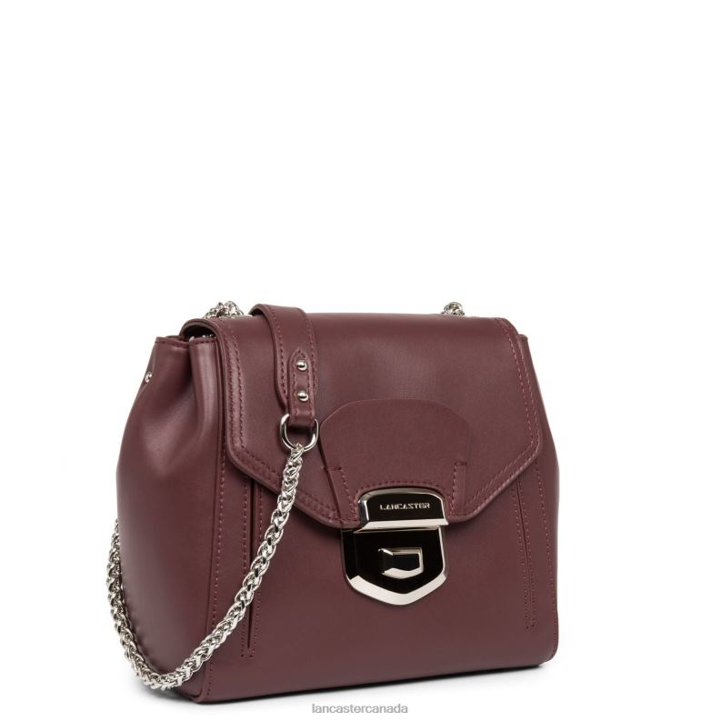Women Crossbody Bag Parisienne Sophia 4J6H2344 Bag Bordeaux Lancaster Paris