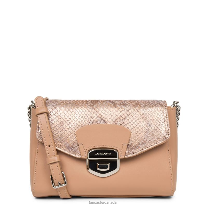 Women Crossbody Bag Parisienne Sophia 4J6H2355 Bag Nude Python Lancaster Paris