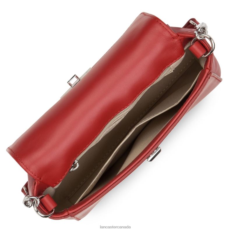 Women Crossbody Bag Parisienne Sophia 4J6H2356 Bag Rouge Lancaster Paris