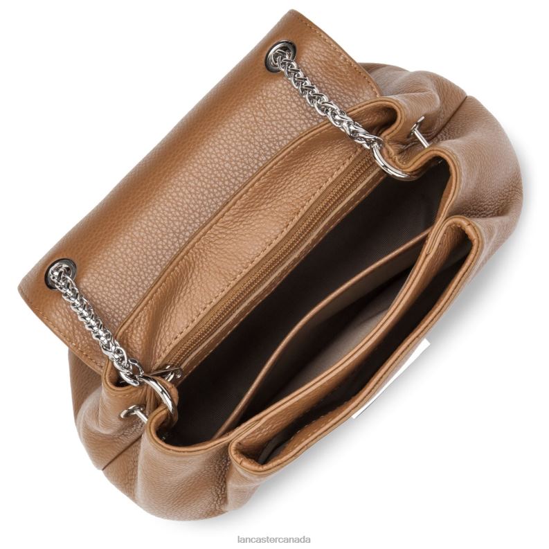 Women Crossbody Bag Pia 4J6H542 Bag Camel Lancaster Paris