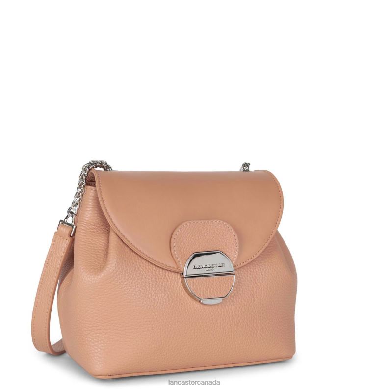 Women Crossbody Bag Pia 4J6H551 Bag Nude Fonce Lancaster Paris